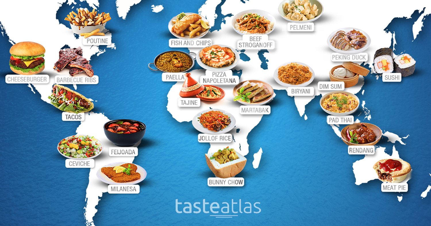 recipes from around the world        <h3 class=