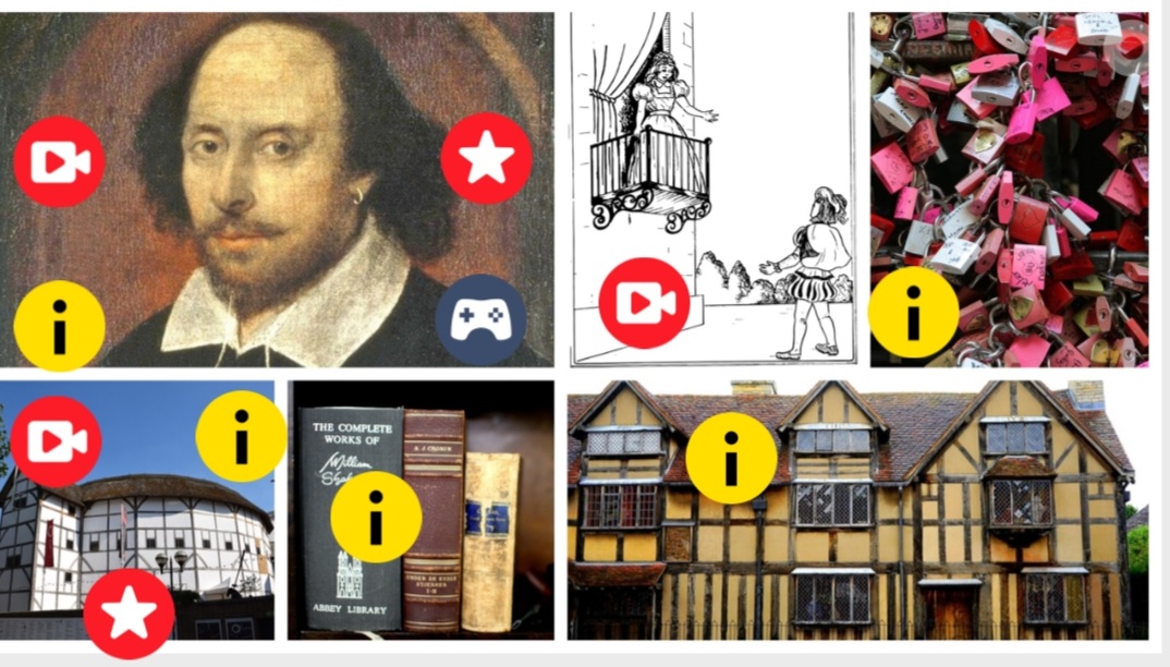 Shakespeare Thinglink – Primary English Fun