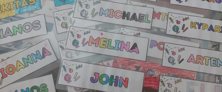 Our names in English