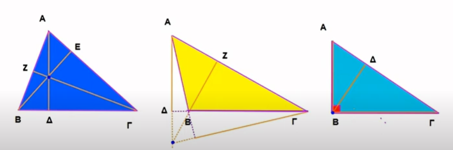 Γεωμετρία 9/2: Βασικά στοιχεία και ύψη τριγώνου – Οι "μεγάλοι" του 93ου Δ.Σ. Αθηνών