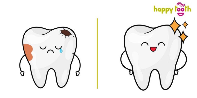 χαρούμενο-λυπημένο δόντι