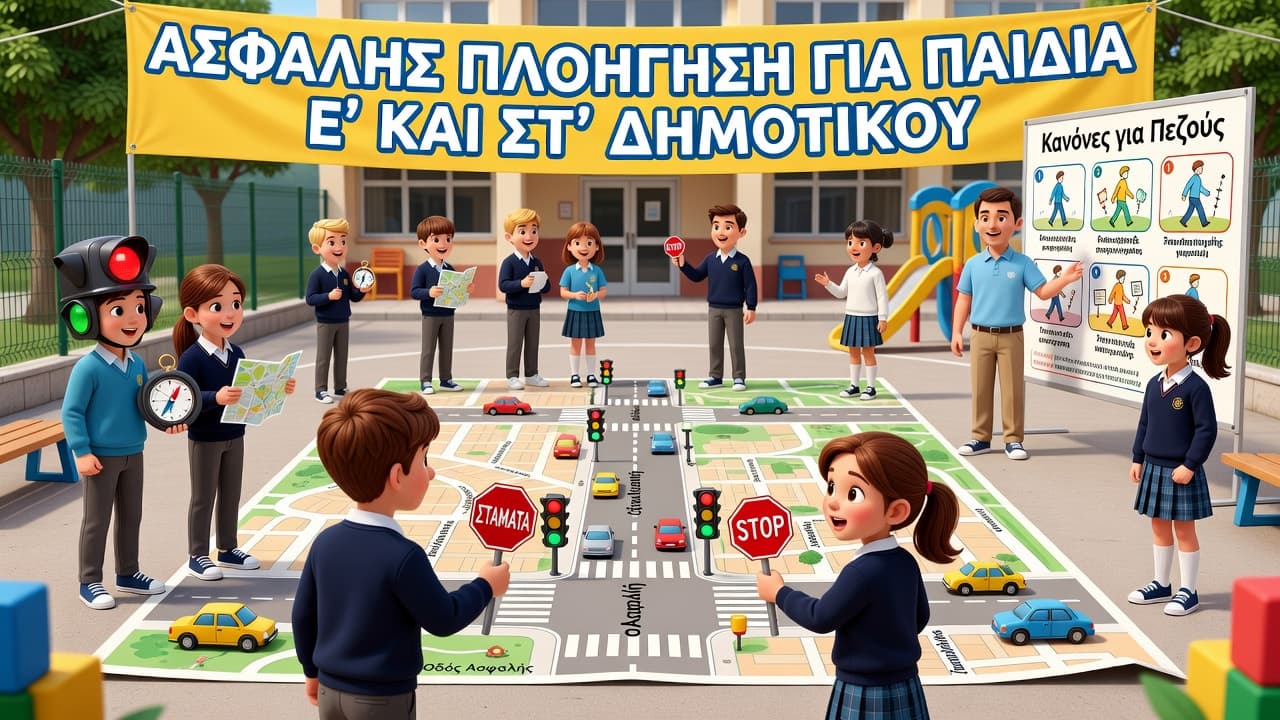 Ασφαλής πλοήγηση για παιδιά Ε' και ΣΤ' Δημοτικού